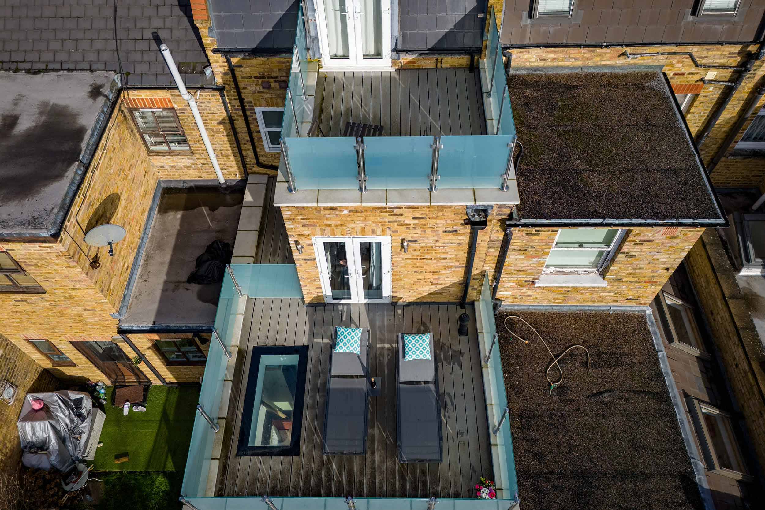 Flat Roof Conversions Outdoor Functional Space Terrace Balcony Rooftop Green Roof Garden Stunning Craftsmanship