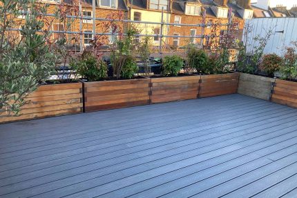 High-quality composite roofing and a durable Sika roof system installed during an Islington flat roof replacement.