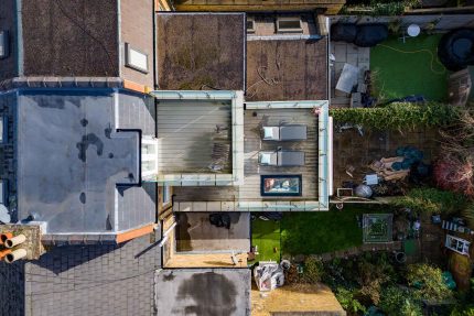 Exceptional flat roofing craftsmanship demonstrated in a completed London roof terrace installation.