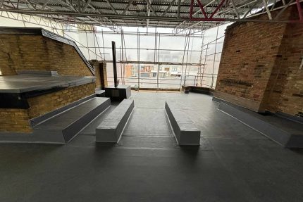 Installation of a high-quality Garland Felt Roof System by experienced roofing professionals to ensure excellent weather protection.
