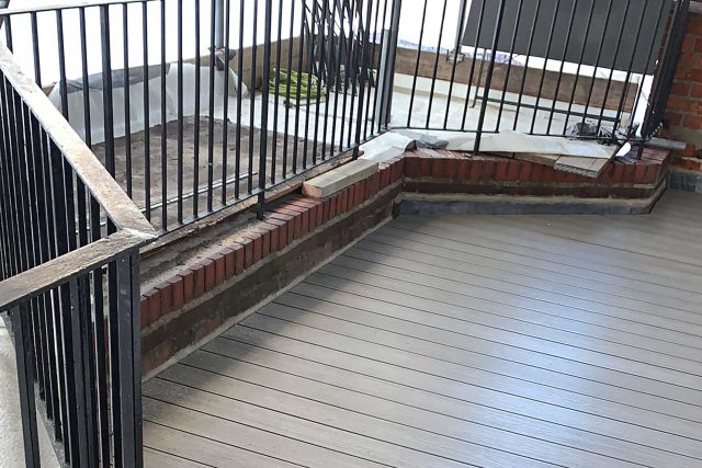 Composite Decking Felt Roof System West Hampstead London Rooftop Builder Designer Contractor Planning Permission Building Regulations Terrace Specialist