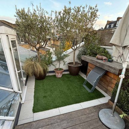 Balcony Roof Garden Pimlico London Decking Tiles Rooftop Builder Designer Contractor Planning Permission Building Regulations Terrace Specialist